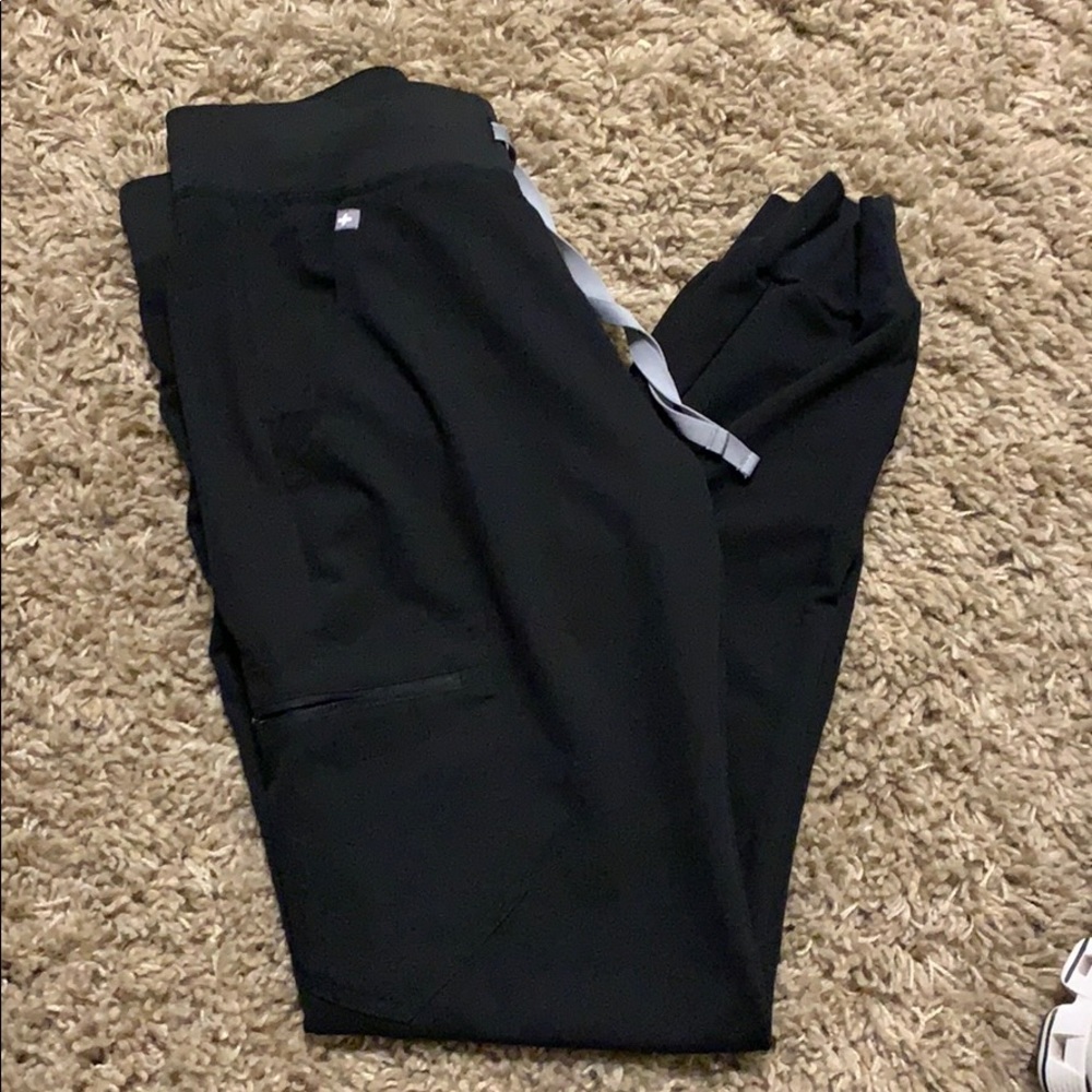 Figs Black Joggers